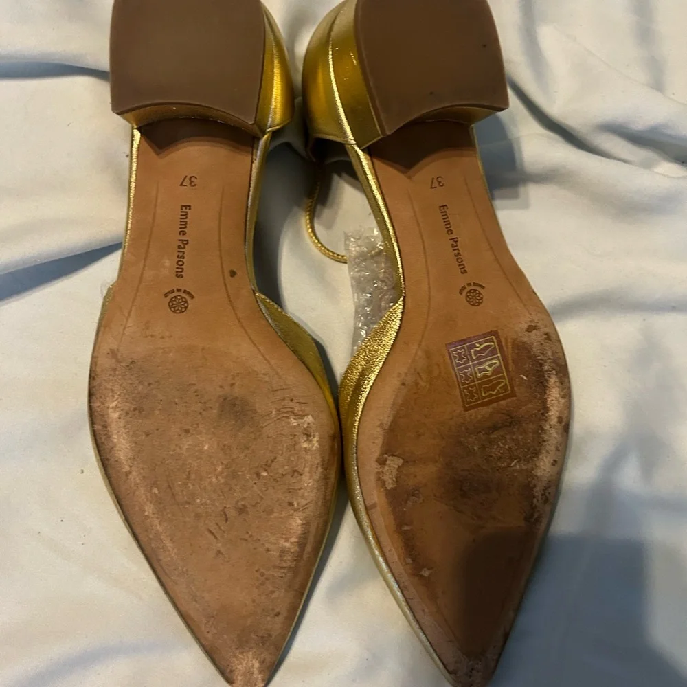 Emme Parsons Elegant Gold Women Shoes - Picture 4 of 4
